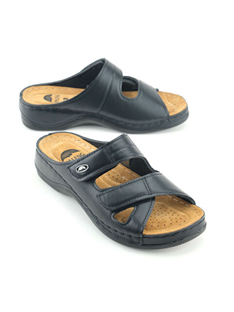 Paleng Gezer Kadın Ayarlanabilir Hakiki Deri Terlik - S000181140-17308