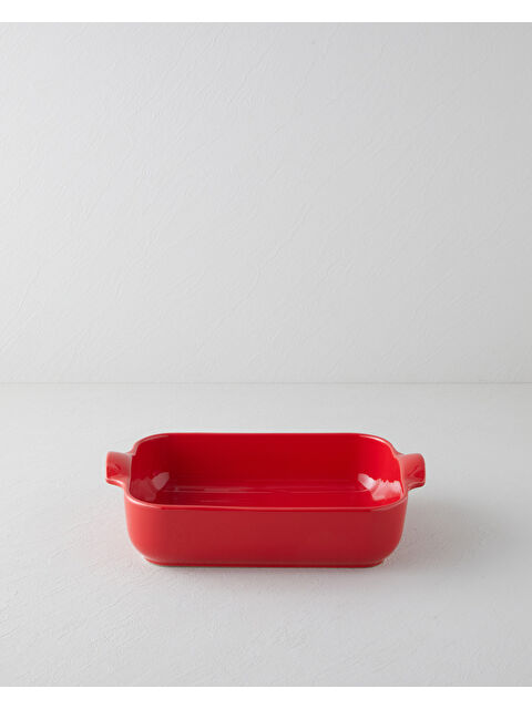 Hecha Seramik Dikdörtgen Fırın Kabı 32 cm Kırmızı - S000486762-20045