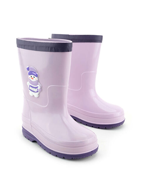 Gezer Kız Çocuk Kışlık İçinde Çıkarılabilir Ek Çoraplı Su Geçirmez Yağmur Bot Çizme - S000289271-17878