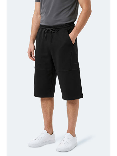 SLAZENGER NOCTURA Erkek Kapri Siyah Şort