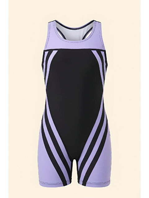 Modanino Kız Çocuk Tek Parça Yüzücü Mayo 5-16 Yaş 12582N