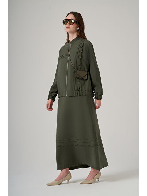 Nuss İç Elbise Ceket İkili Takım 1047 Yeşil