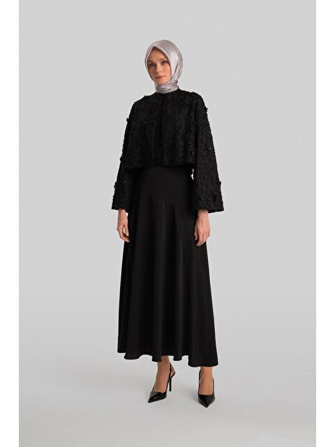 ARMİNE Taşlı Ve Çiçekli Ceket 24Y5415 Siyah - S000508543-19351