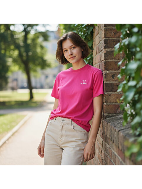 Hummel Jullianna Kadın Pembe Tişört - S000465264-20024