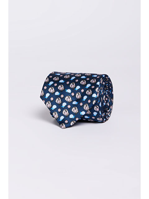 Altınyıldız Classics Erkek Lacivert Desenli Kravat