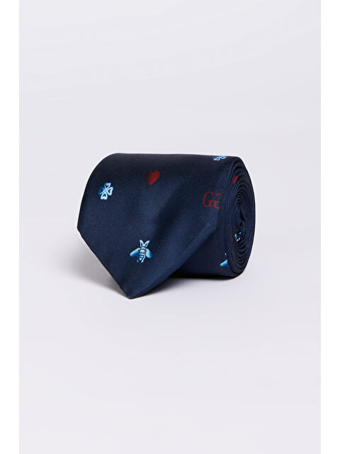 Altınyıldız Classics Erkek Lacivert Desenli Kravat