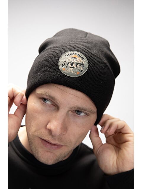 Bad Bear Adventure Siyah Unisex Bere