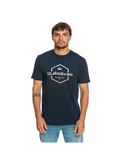 Quiksilver Passthepride Erkek Mavi Tişört - S000489019-21164