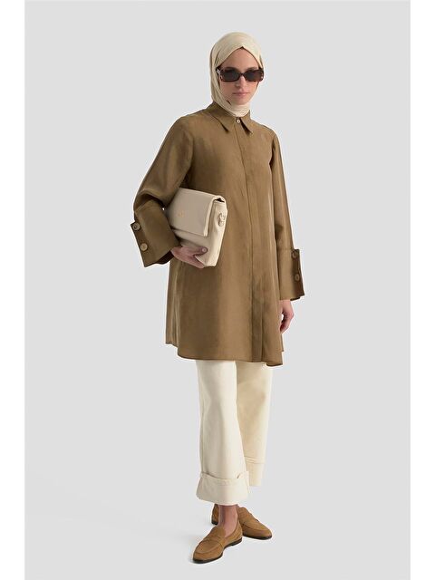 ARMİNE Tunik 25K4954 Yağ Yeşili - S000508550-18194