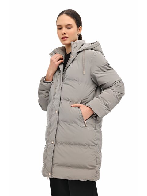 Lumberjack WL 3CROWN 5PR Vizon Kadın Uzun Kaban - S000514902-19413