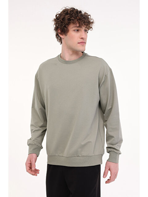 Kinetix MB 16SN90 5FX Haki Erkek Sweatshirt - S000360729-18547
