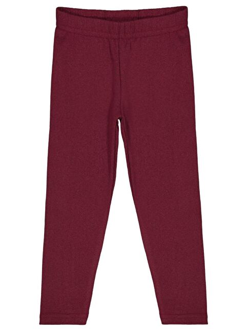 Civil Girls Düz 6-9 Yaş Tayt - Bordo 6-7 Yaş - S000484430-19951