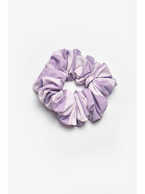 Le Mabelle Lila Çizgi Desenli Kız Çocuk Lastik Toka - S000513671-17878