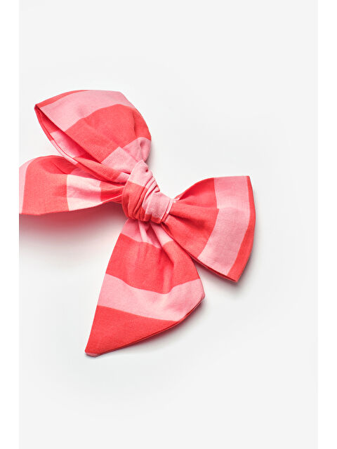 Le Mabelle Kırmızı Çizgi Desenli Kız Çocuk Klips Toka - S000513670-20045