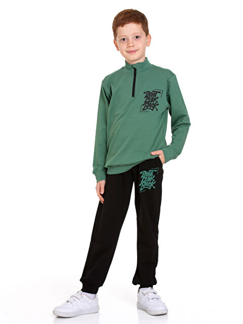 Myhanne Dont Look Baskılı Fermuarlı Takım 54403 - S000339722-18547