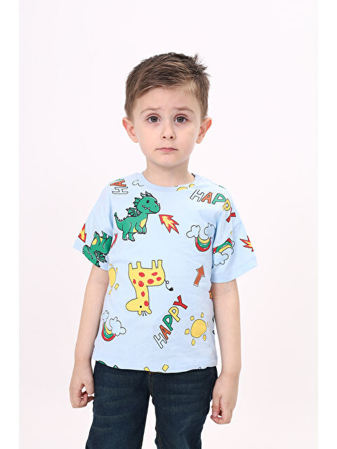 Toontoykids Erkek Çocuk Baskılı Tişört - S000417825-23370