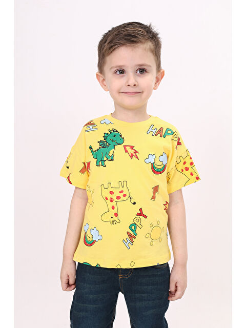 Toontoykids Erkek Çocuk Baskılı Tişört - S000417825-20072
