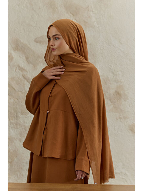 QEF Soft Line Pamuk Şal Badem - S000513676-20623