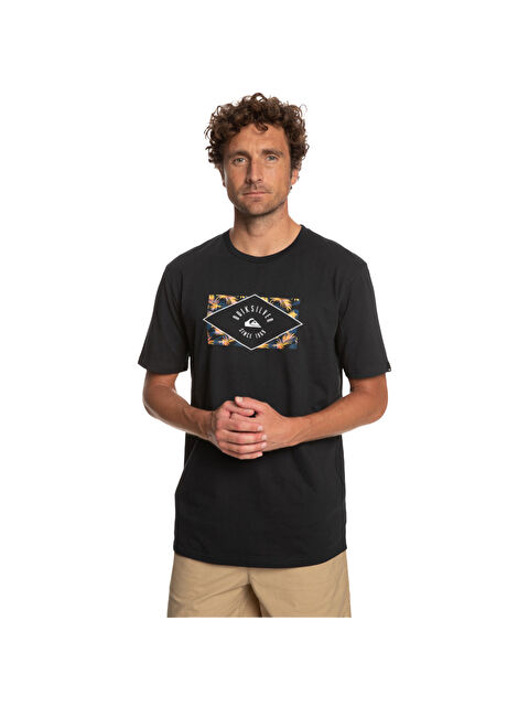 Quiksilver Circledline Erkek Siyah Tişört - S000489021-19351