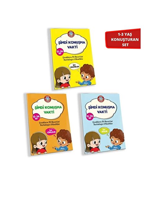 Çocuk Akademi Konuşturan Set 1 3 Yaş Şimdi Konuşma Vakti Seti - S000355325-20063