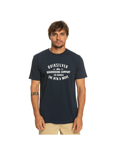 Quiksilver Qssurflockup Erkek Mavi Tişört - S000489020-21164