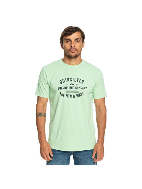 Quiksilver Qssurflockup Erkek Yeşil Tişört - S000489020-18194