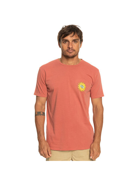 Quiksilver Planetpositive Erkek Kırmızı Tişört - S000489023-20045