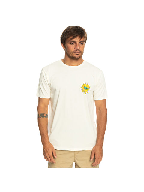 Quiksilver Planetpositive Erkek Bej Tişört - S000489023-19928