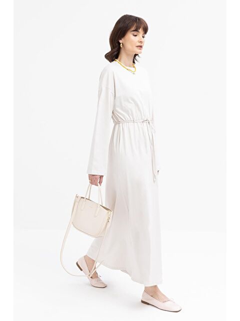 ALLDAY Taş-Beli Bağlamalı Elbise - S000368897-25636