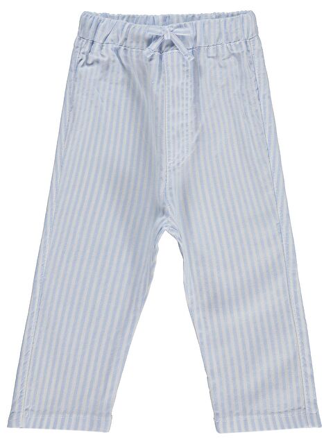 Civil Baby Çizgili 6-18 Ay Pantolon - Mavi