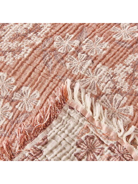 Evidea Soft Belloria Tek Kişilik Yatak Örtüsü - Kiremit - 160x255 cm