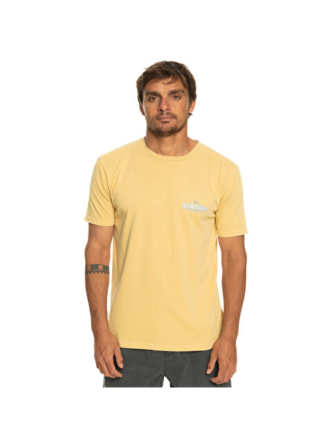 Quiksilver Quikwords Erkek Sarı Tişört - S000489024-20072