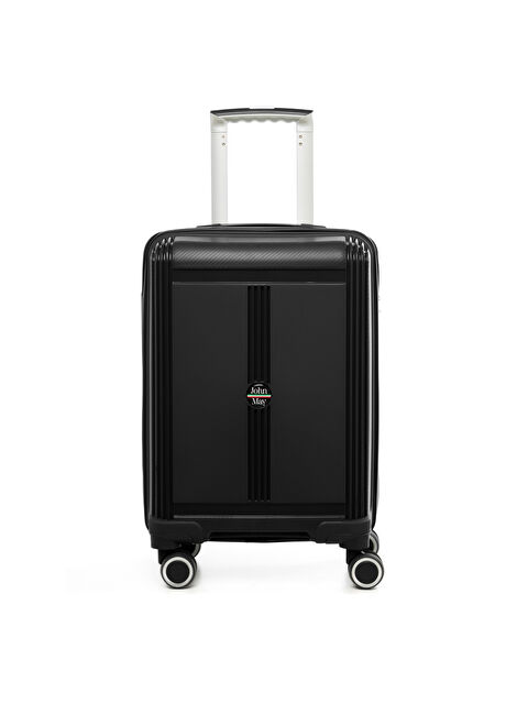 John May Unisex JMY8101.10 PP Silikon Valiz Küçük Boy 57x35x25cm Siyah - S000508946-19351