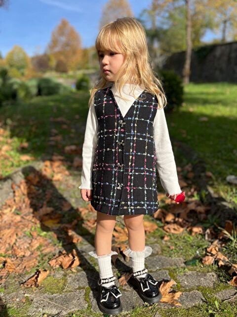 My Kids Wear Kız Çocuk Bayramlık Jile Elbise Takımı 12478 - S000502484-37396