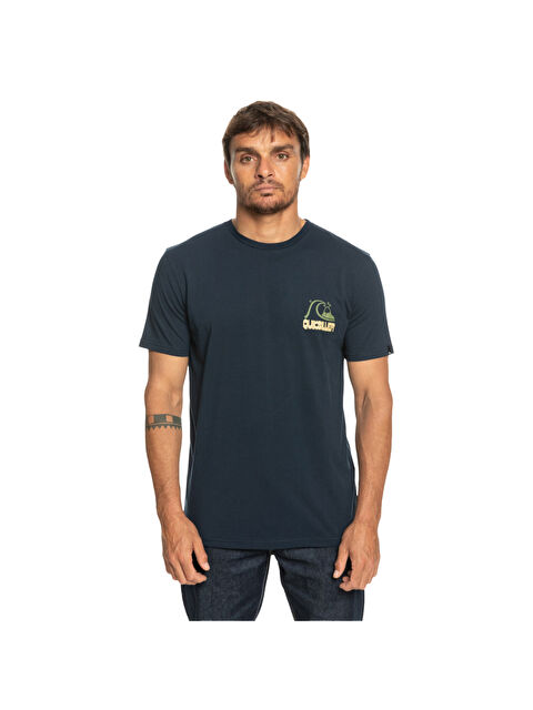 Quiksilver Riseshine Erkek Mavi Tişört - S000489026-21164