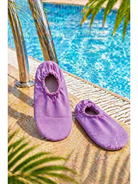 ZUZUNGA Düz Renk Kaymaz Taban Bebek - Çocuk Deniz Ayakkabısı