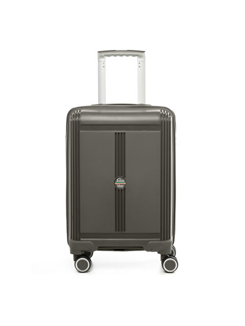 John May Unisex JMY8101.07 PP Silikon Valiz Küçük Boy 57x35x25cm Gri - S000508965-20600