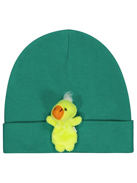 Civil Baby Küçük Oyuncaklı Bebe Şapka Bere ve Setler - Yeşil Standart - S000508966-18194