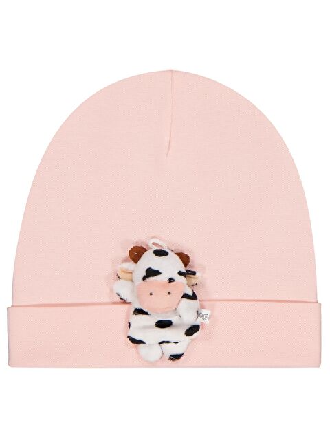 Civil Baby Küçük Oyuncaklı Bebe Şapka Bere ve Setler - Pudra Standart - S000508966-24085