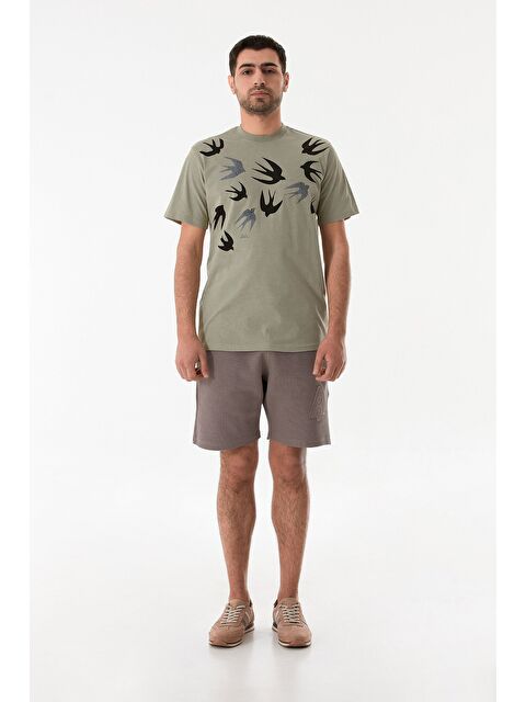 Fullamoda A Nakışlı Beli Bağlamalı Cepli Şort - S000380499-19413