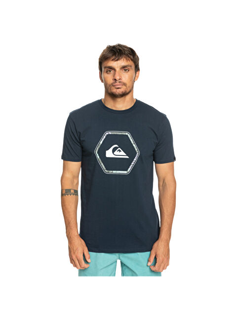 Quiksilver Inshapes Erkek Mavi Tişört - S000489029-21164
