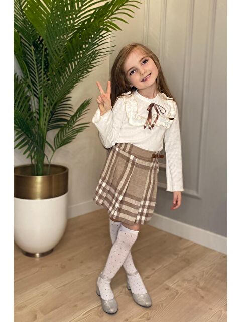 Mnk Baby & Kids Şort Etek Kız Çocuk Takım MNK0561 - S000497975-19928