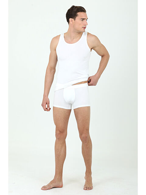 D'S damat Boxer Atlet Set BEYAZ - S000532244-20063