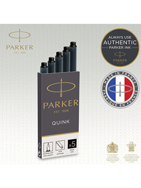 Parker Quink Dolma Kalem Mürekkep Kartuşu 5 Li Paket - S000364380-19351