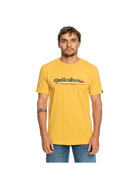Quiksilver Betweenthelines Erkek Sarı Tişört - S000489030-20076