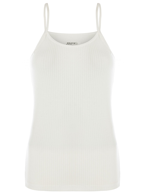 Tolin Kadın %100 Pamuk İp Askılı Fitilli Atlet 1238 - S000407410-19966