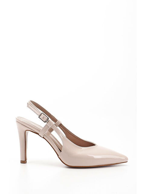 GÖNDERİ(R) Kadın BEJ-TEN RENGİ İnce Topuklu Arkası Açık Ayakkabı - S000530630-17