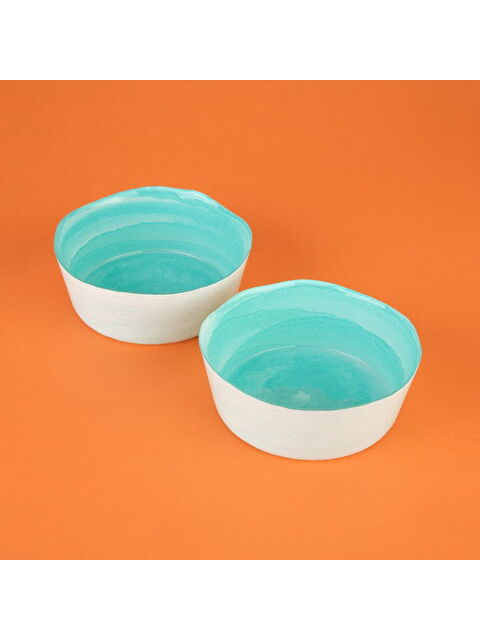 Evidea Kitchen Krnos 2'li Dik Kase - Turkuaz - 16 cm - S000413423-20055
