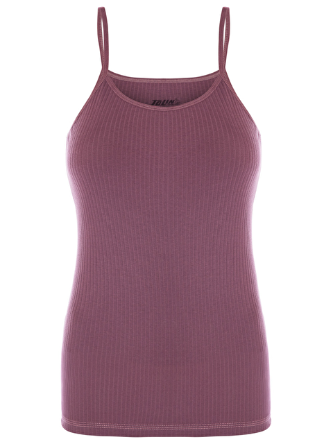 Tolin Kadın %100 Pamuk İp Askılı Fitilli Atlet 1238 - S000407410-20036