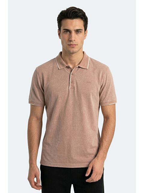 SLAZENGER ZALE Erkek Bej Tişört